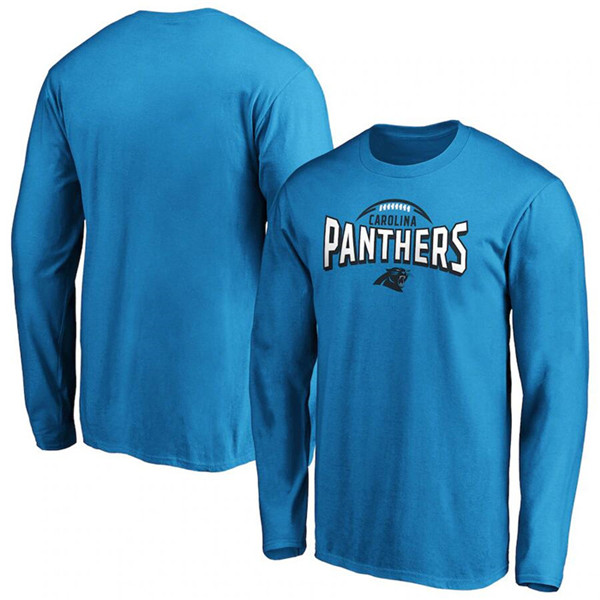 Carolina Panthers Blue Clamp Down Long Sleeve T-Shirt